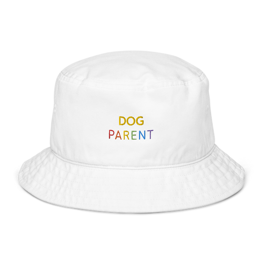 Dog Parent - Pride Collection Organic Bucket Hat (White)